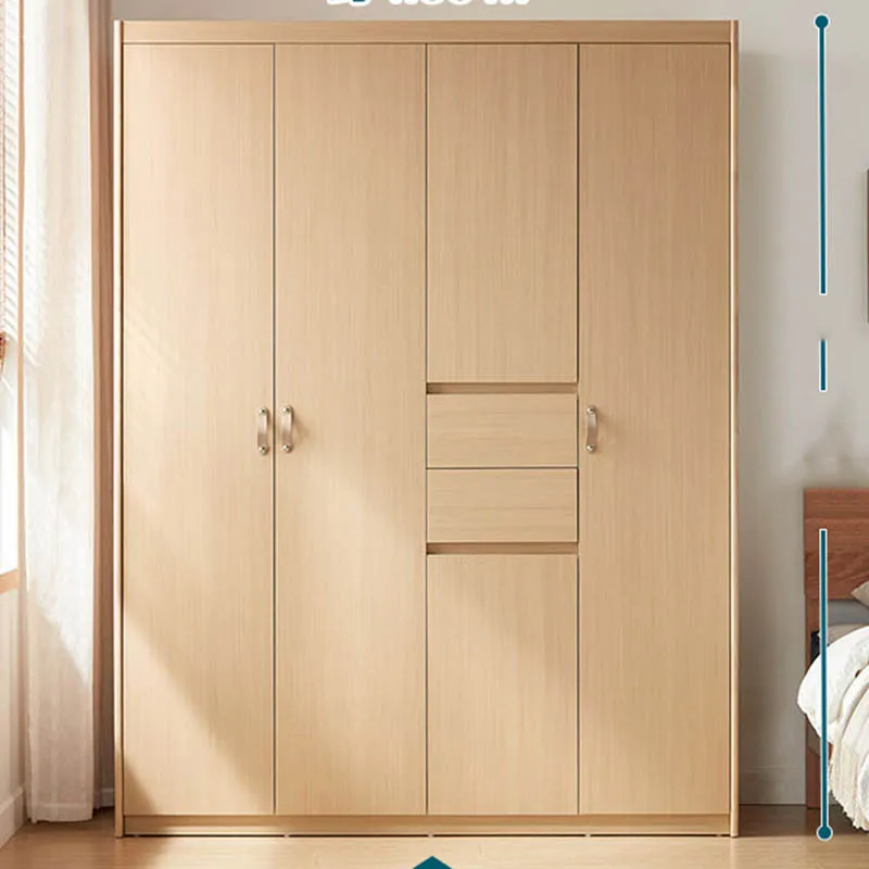 

Wooden Simple Wardrobes Modern Luxury Display Free Shipping Dressers Cabinets Apartment Organizer Armario De Ropa Home Furniture