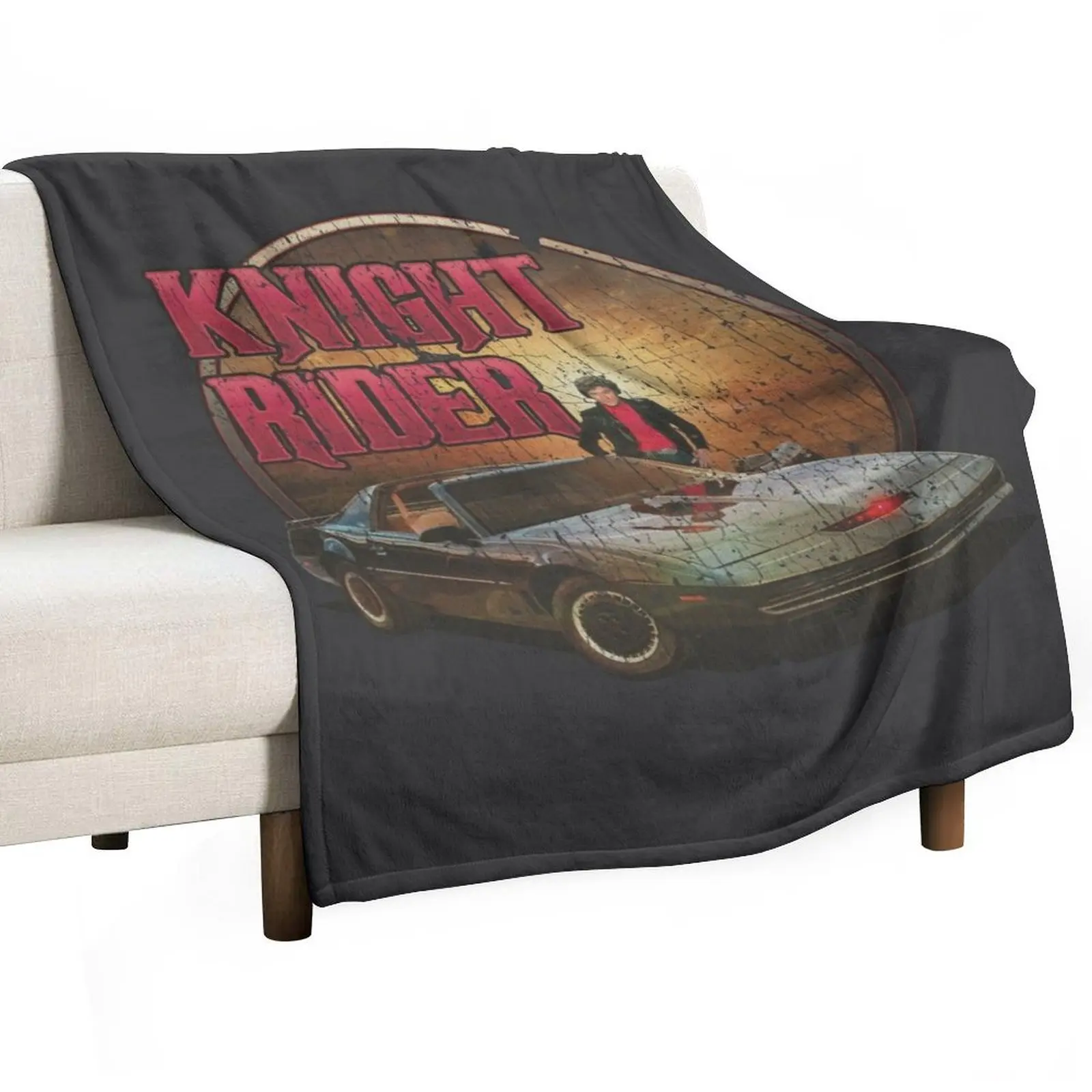 Knight Rider 1982 Throw Blanket Bed Fashionable Camping Vintage Sofa Throw Blankets