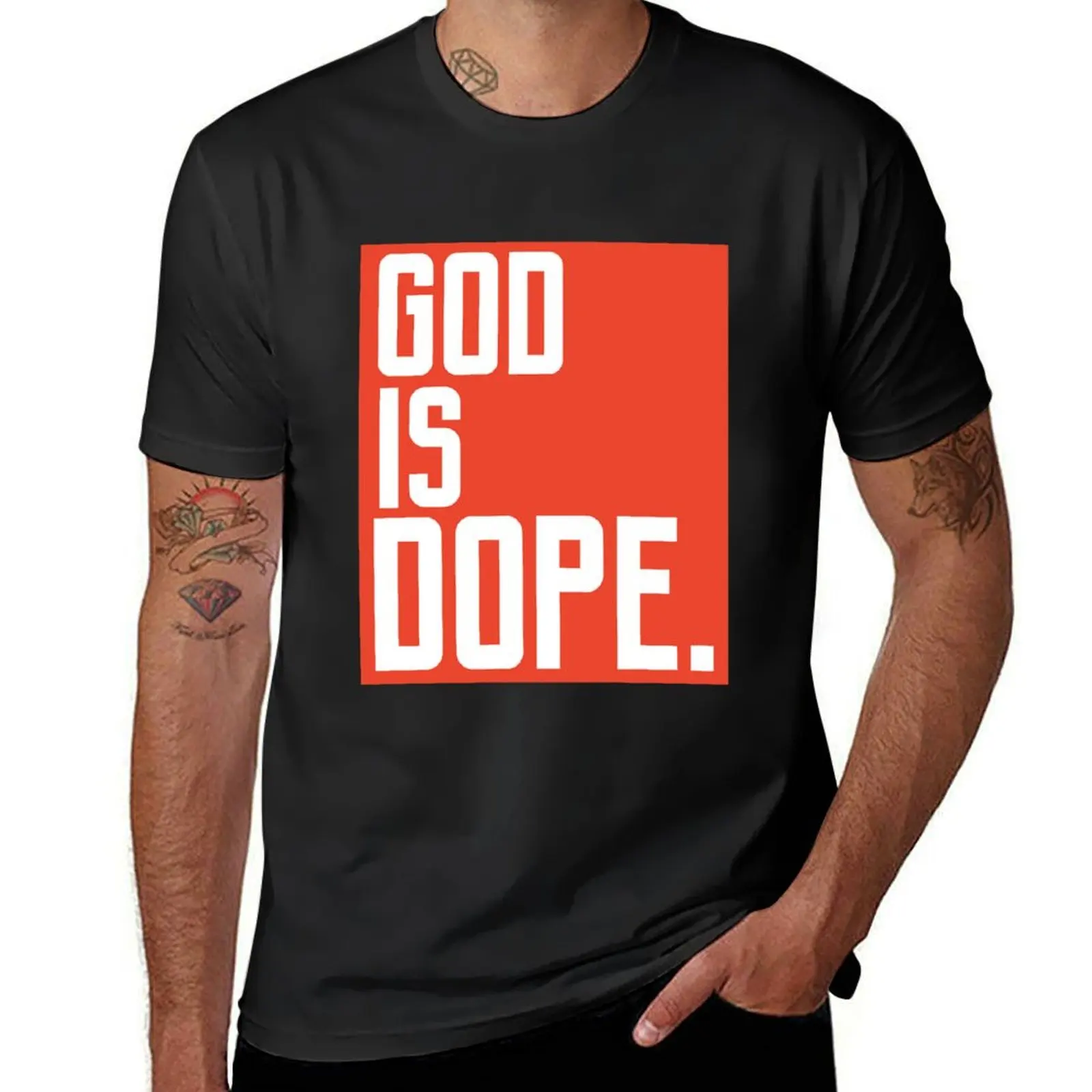

GOD IS DOPE T-Shirt shirts graphic sweat quick drying custom shirt anime shirts men