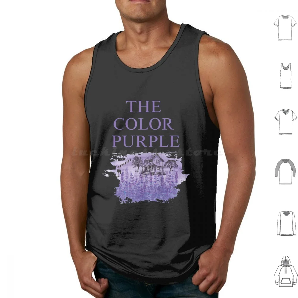 The Color Purple Movie Film Collector's Items Tank Tops Vest Sleeveless Classic Movie The Color Purple Black Literature