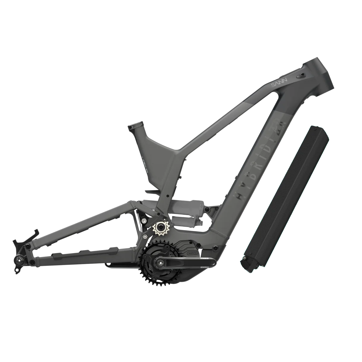 Popular Mtb Full Suspension Hybridizer Alloy Frame M510 Motor Kits 860wh Battery with 6A Charger 8kg S/M/L Sizes