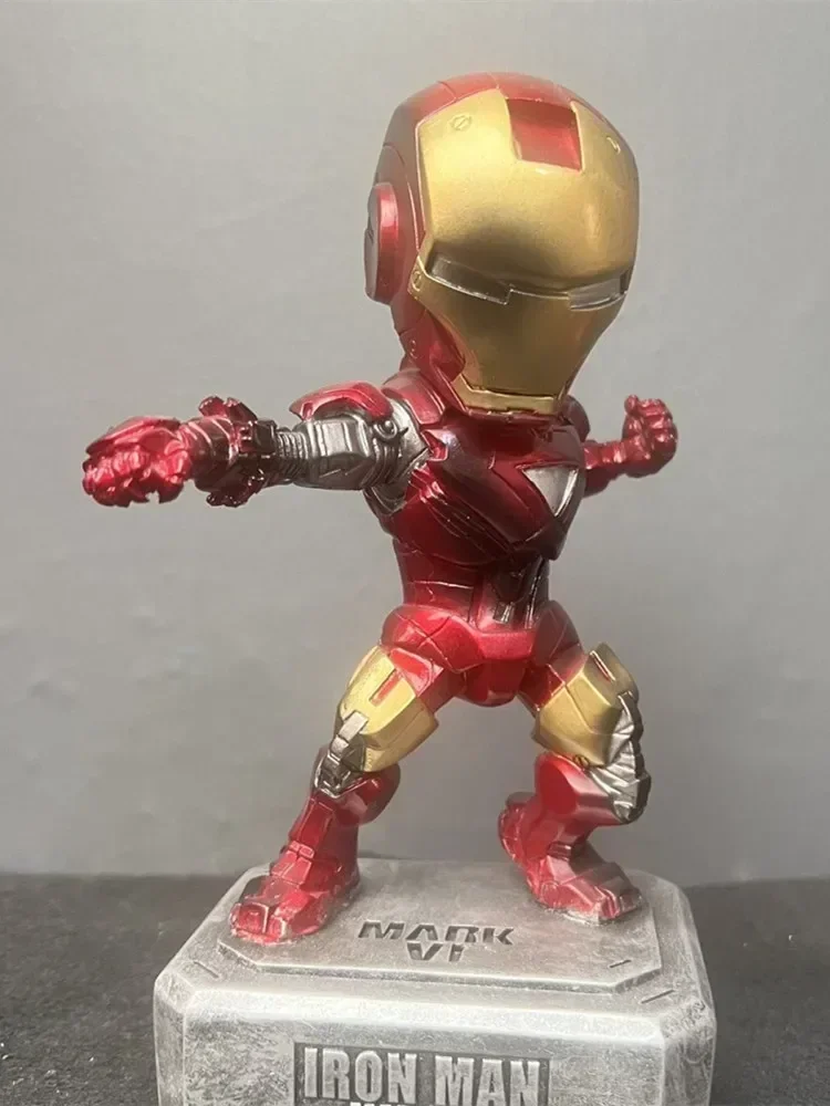 Iron Man Mk6 Anime Figures Marvel The Avengers Classic Toys Solid Series Collection Model Vehicle accessori per ufficio regalo in resina