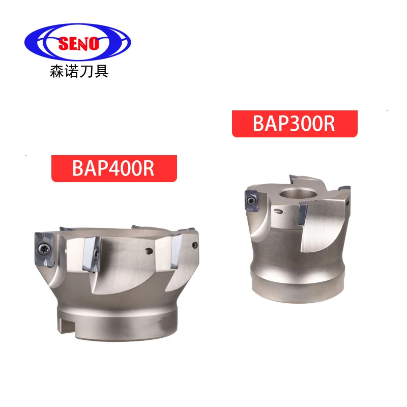 SENO 90 Degree BAP300 BAP400 Right Angle Plane Milling Cutters CNC Face Milling Cutters CNC BAP300R 35-16-4T 5T End Mill