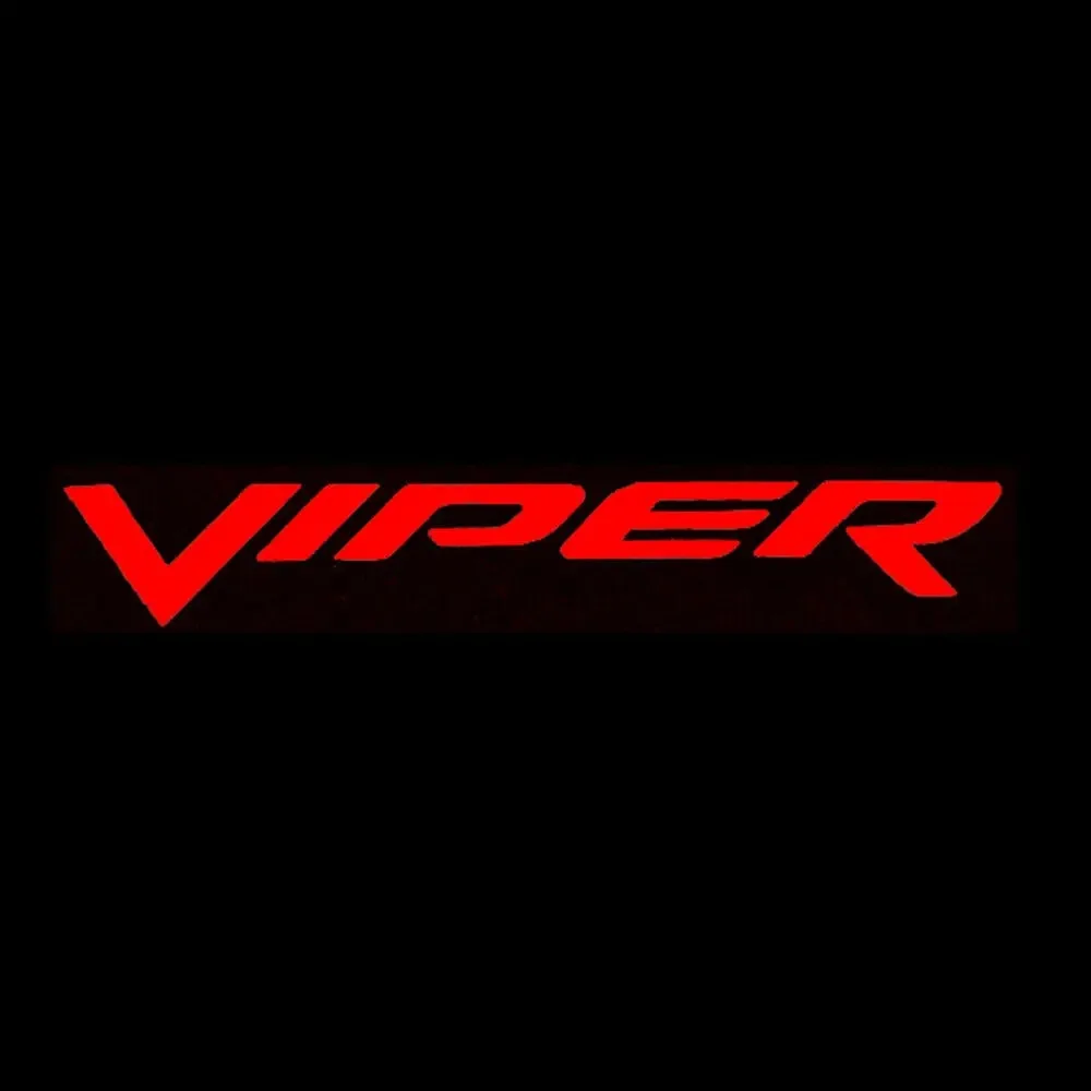 

2 Pieces Wireless Red VIPER Logo LED Car Door Courtesy Laser Welcome Shadow Light