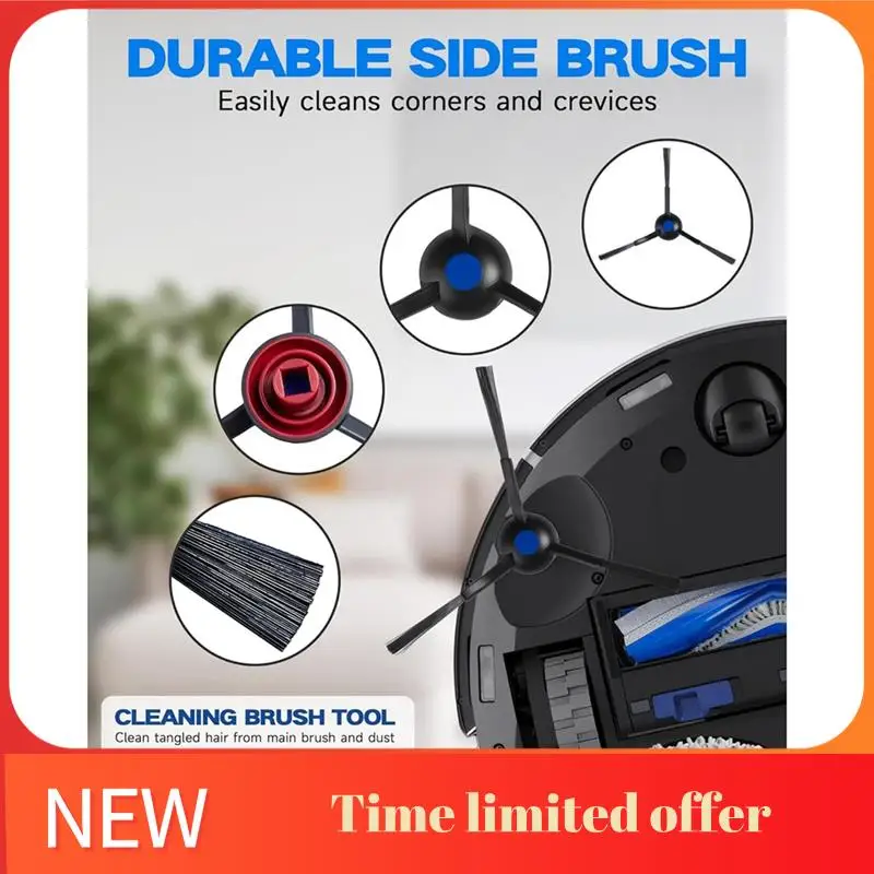 

ABRN-Replacement Parts For ECOVACS DEEBOT T30S/T30S PRO/T30S AI Robot Vacuum Cleaner Main Side Brush Hepa Filter Mop Cloth