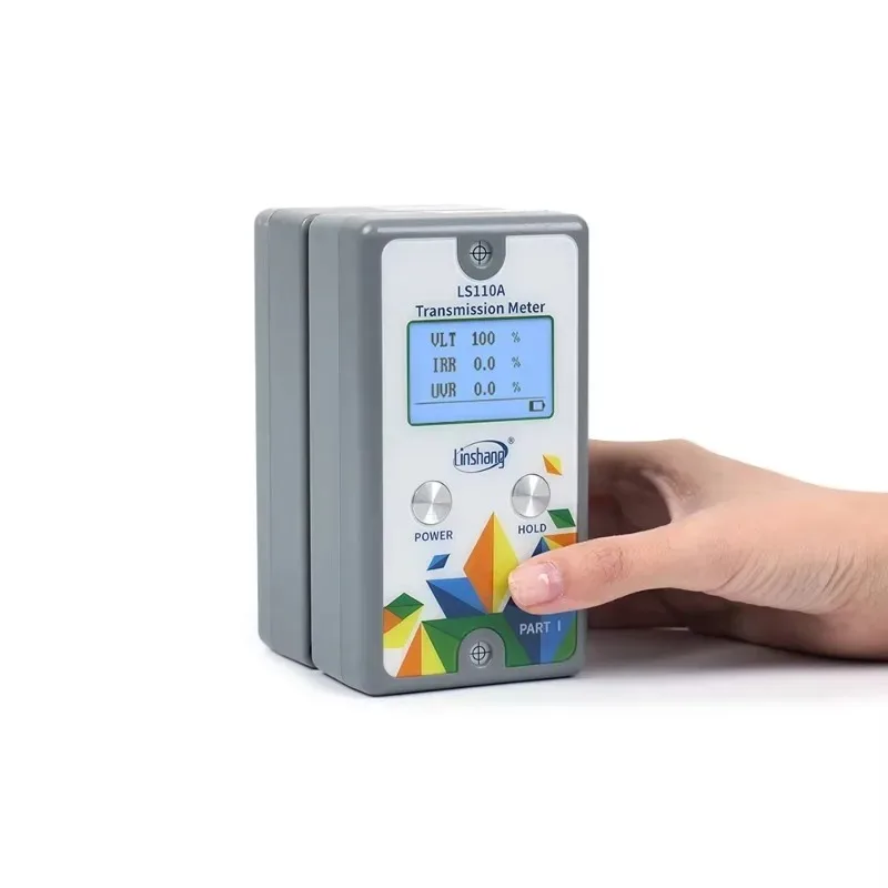 LS110A 940nm IR Split Solar UV Tester Car Window Tint Meter Visible Light Transmittance Detection Window Tint Meter