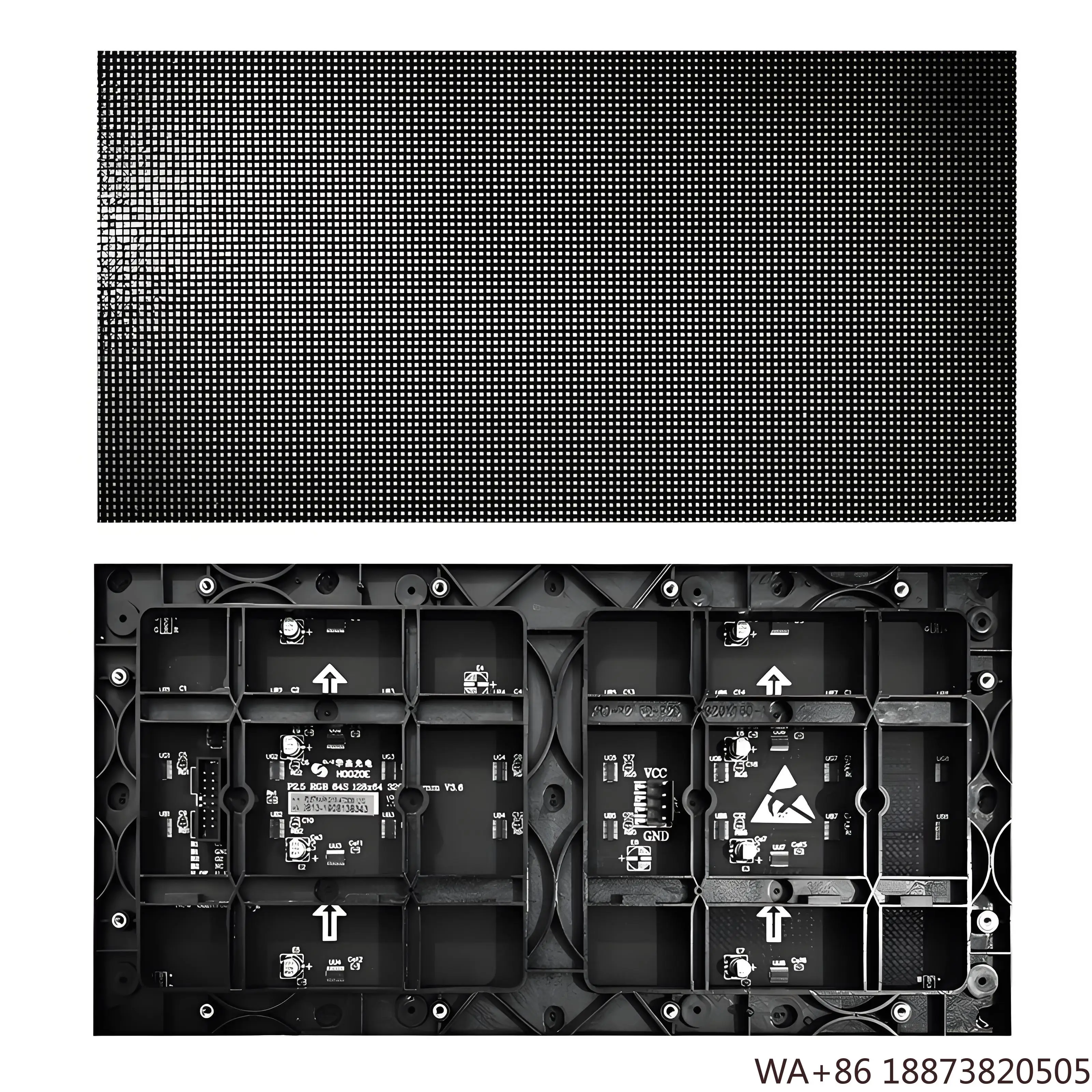 Светодиодный дисплей, горячая распродажа, внутренний экран P2 для рекламных стен и видео