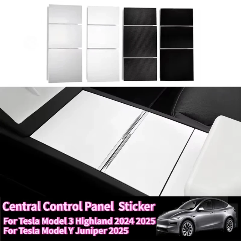 

Central Control Panel for Tesla Model 3+ Model Y Launch/Juniper 2025 Central Control Armrest PC Protection Patch Car Accessories