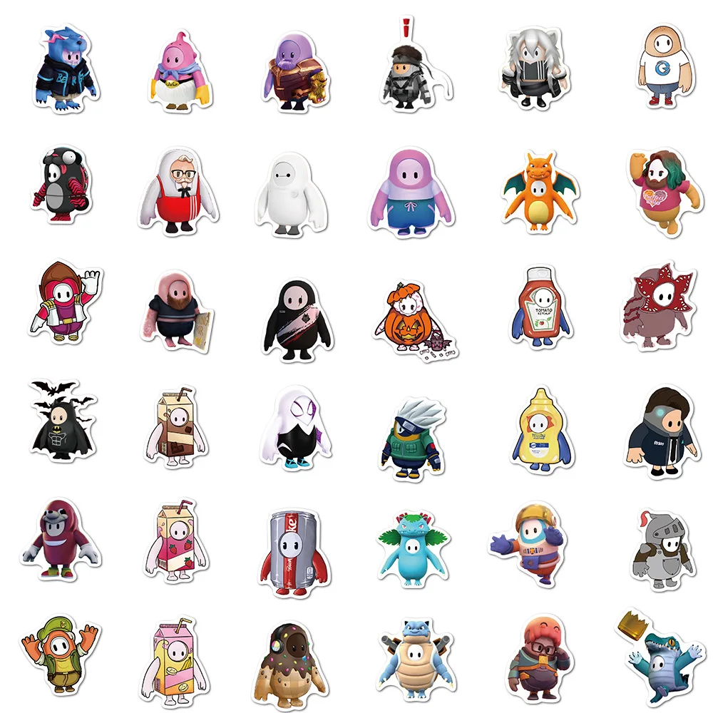 50 قطعة ملصقات الخريف الرجال لأجهزة الكمبيوتر المحمول الوفير زجاجات مياه الكمبيوتر جراب هاتف دراجة نارية دراجة سكيت الأمتعة قبعة صلبة الفينيل