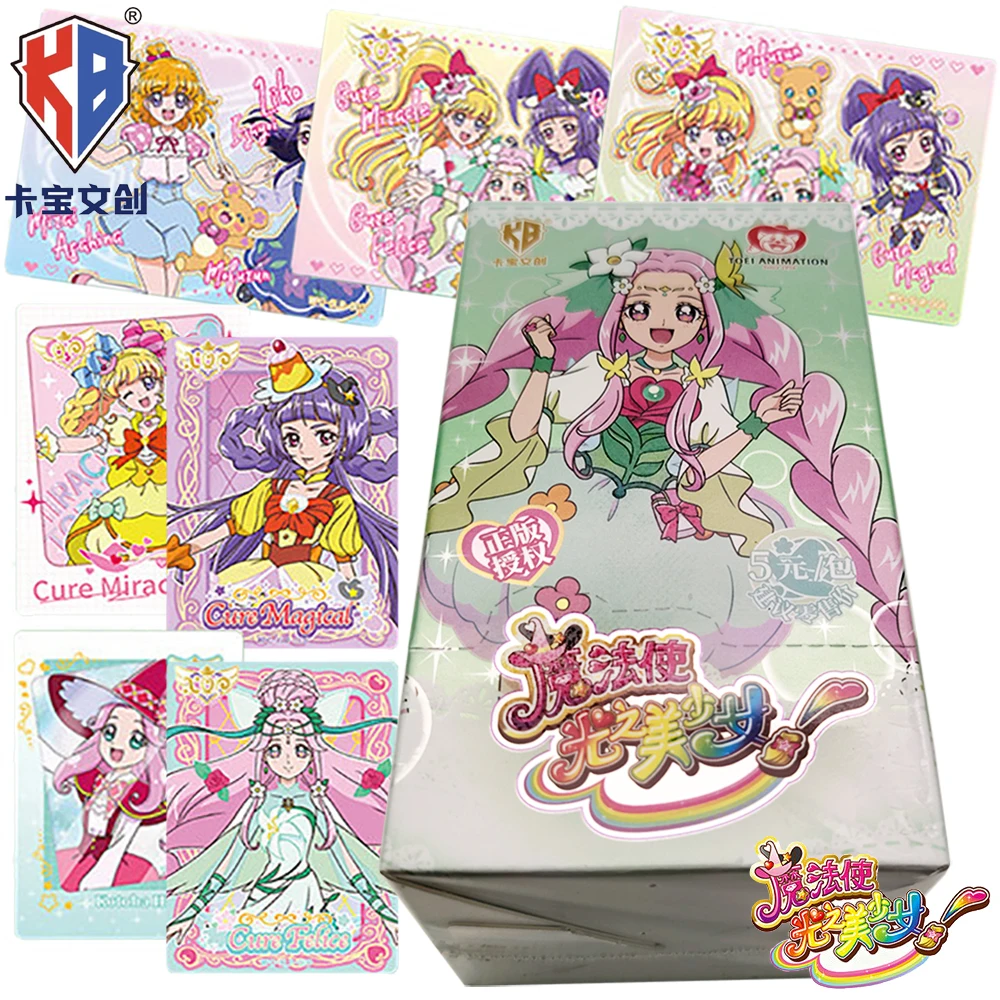 

New KABAO Original Pretty Cure Collection Cards Child's Favorite Magic Transformation Girl Anime High Quality Character Card Toy