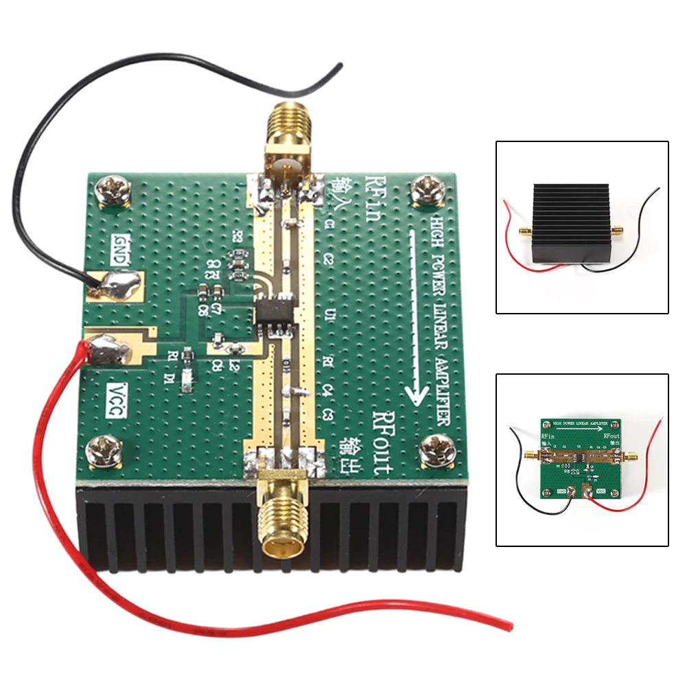 

12db RF2126 400MHZ-2700MHZ Broadband RF Power Megaphone 2.4GHZ 1W SMA Connector For Radio RF Power Megaphone Accessories