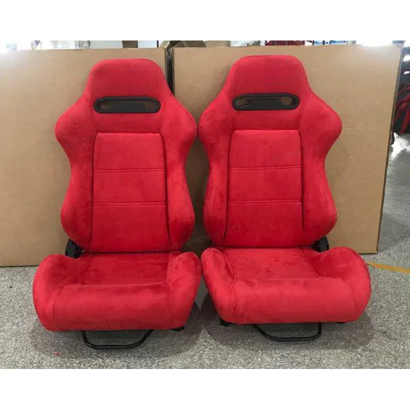 Car Accessories Premium Universal Suede Bucket Seat Interior Tuning