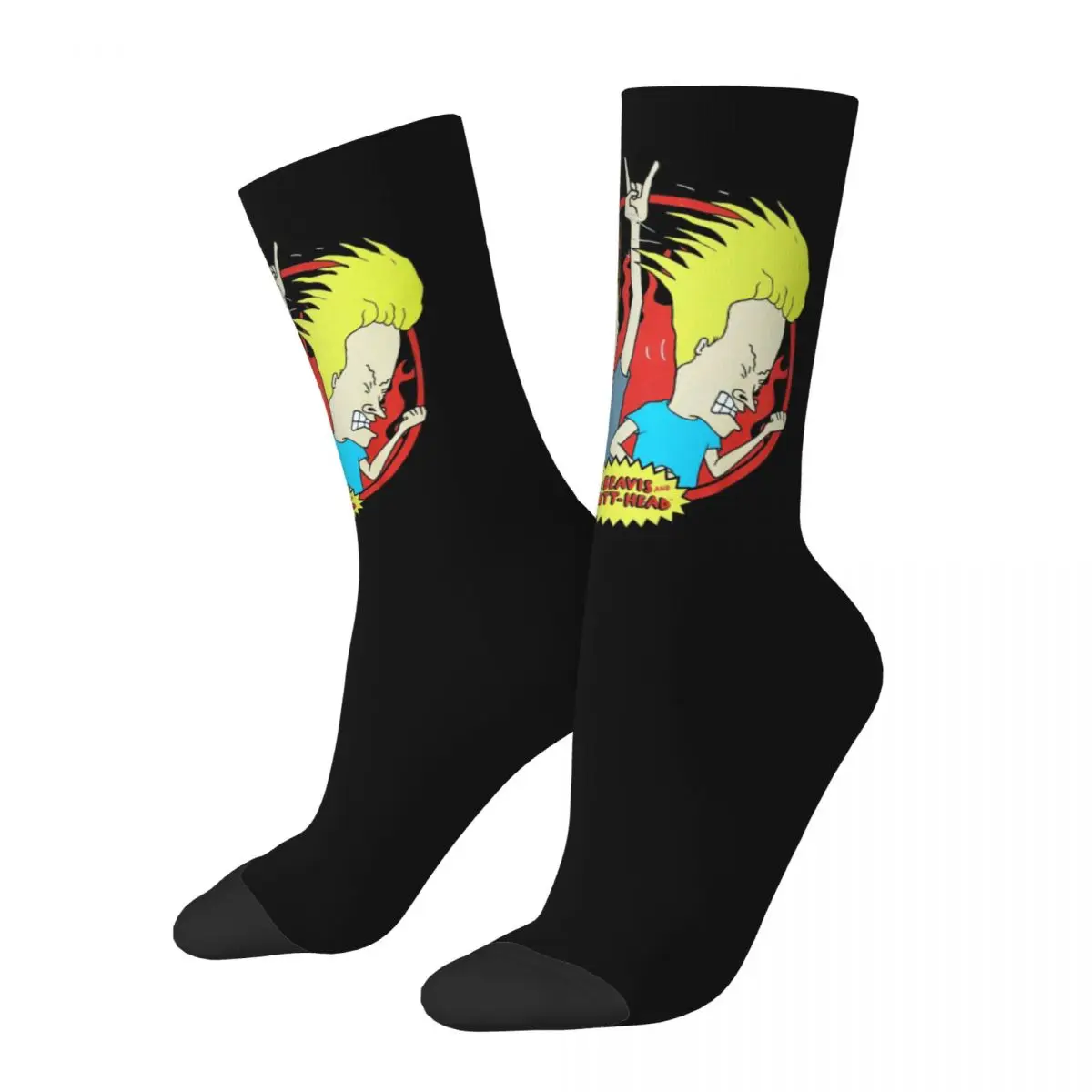 Beavis And Butt-Head Socks for Women Men Unisex Funny Happy Socks Novelty Street Style Crazy Sock