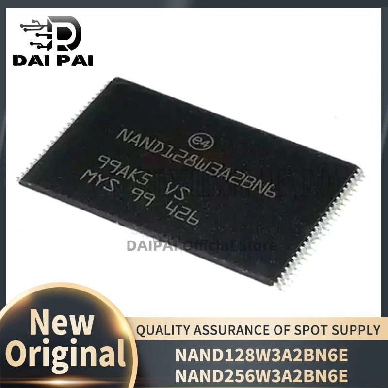 (5piece)100% New original NAND128W3A2BN6E NAND256W3A2BN6E NAND128W3A2BN6 NAND256W3A2BN6 TSOP-48 Memory chip IC