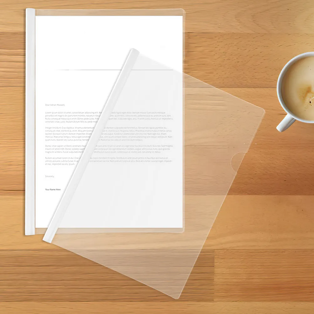 

20 шт. пластиковых зажимов-слайдеров для переплета книг, прочные крепления для документов, канцелярские принадлежности