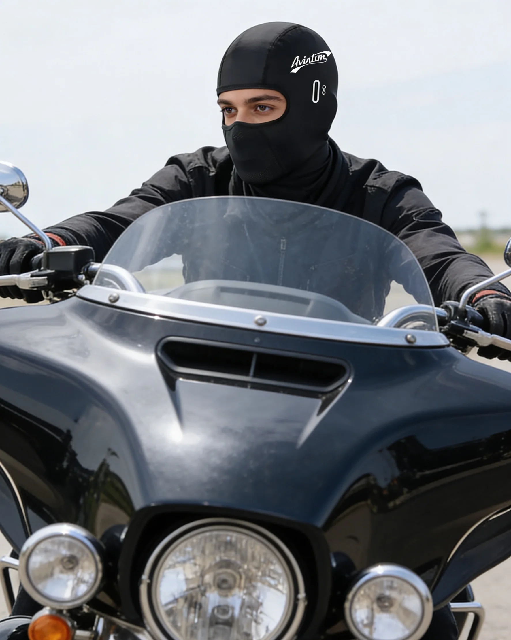 

Avinton Moisture-Wicking Balaclava: Soft Breathable Full Face Mask, Versatile Motorcycle Liner & Tactical Skull Cap for Outdoors
