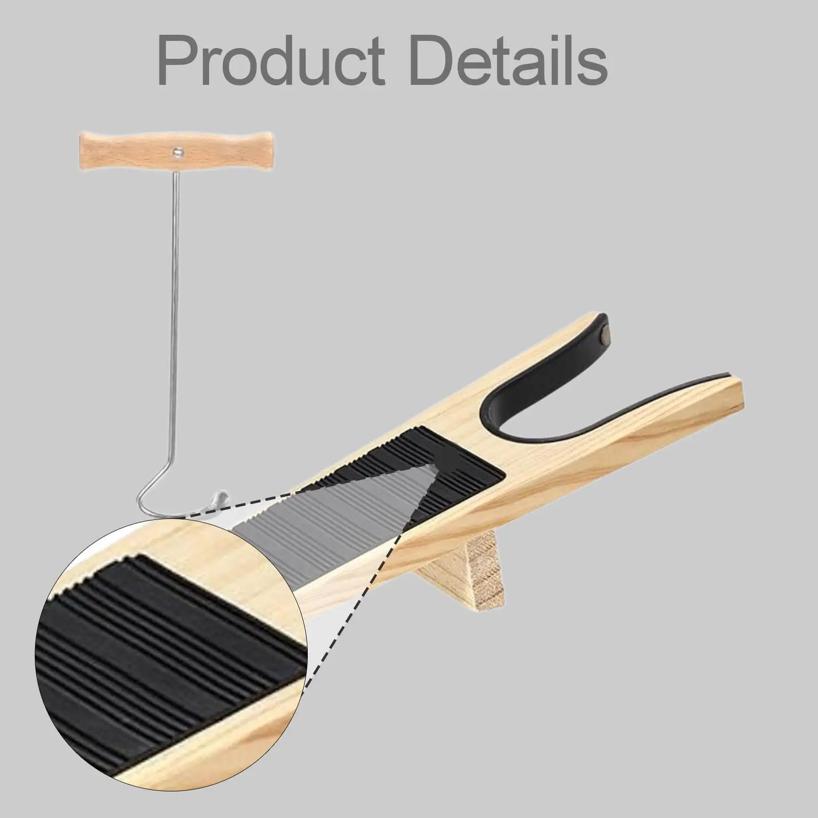 Portable Wood Boot Jack Shoes Removal Tool Compact Lightweight for Cowboy Boots Winter Boots Closet Car Use