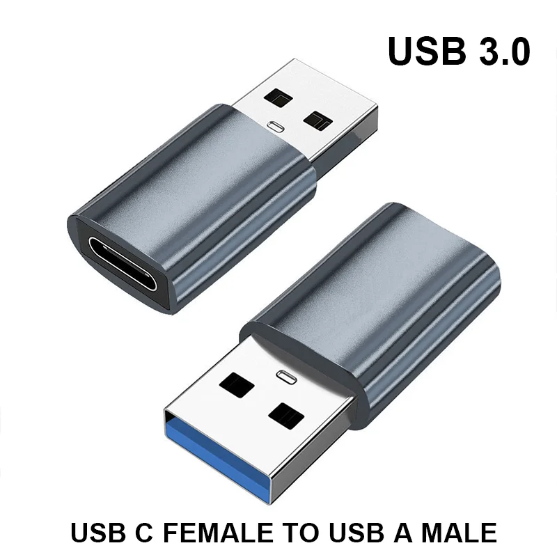 USB-C auf USB 3.0 Adapter, Typ-C 3.0 Adapter für Mobiltelefone, Stecker auf Buchse Typ-C Konverter, USB Typ-C Adapter für PC-Laptops