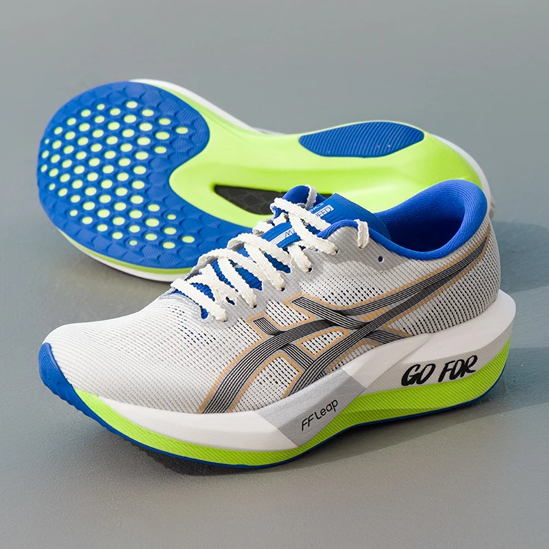 

Мужская и женская обувь Asics Magic Speed ​​5 Cp, легкие дышащие кроссовки для фитнеса и бега 1013A191-100