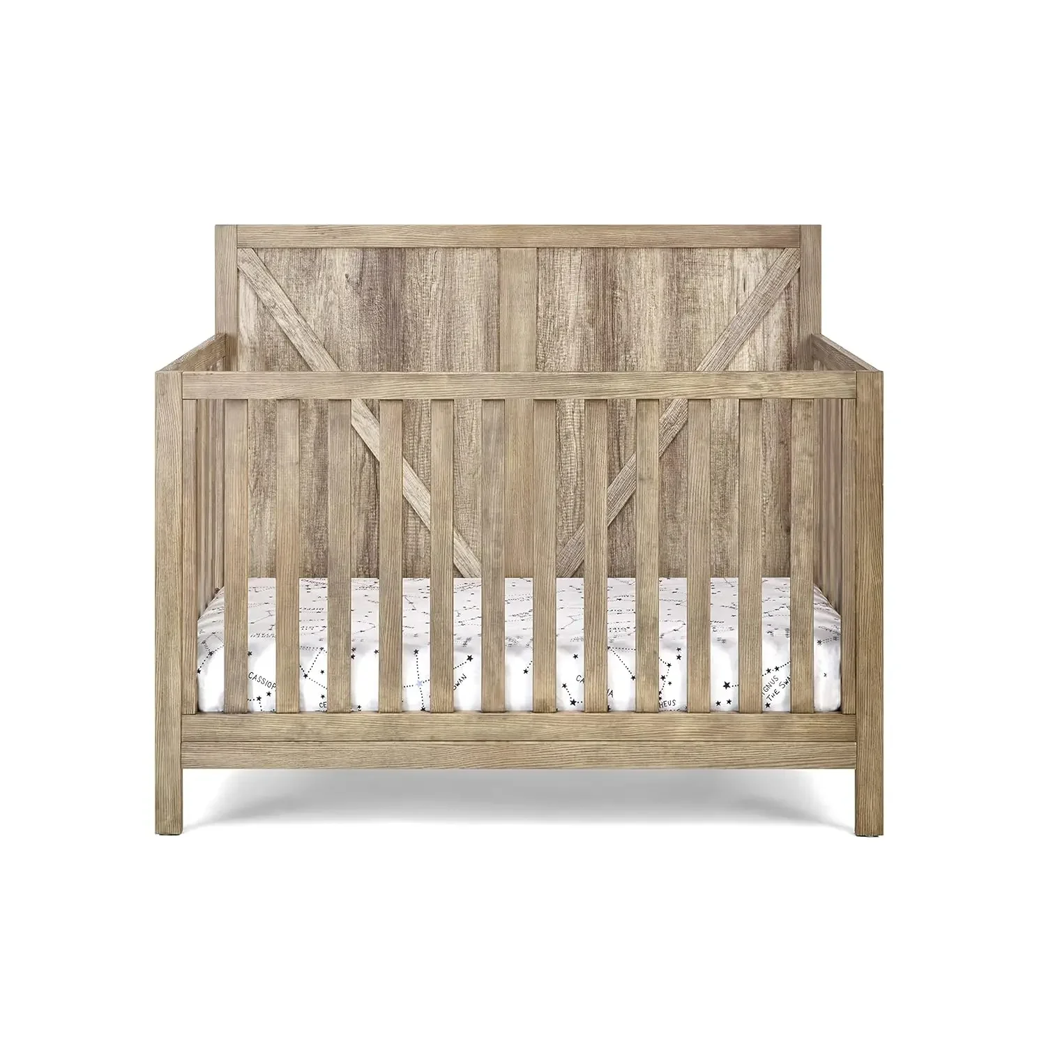 Barnside 4-in-1 Convertible Crib in Vintage Chestnut