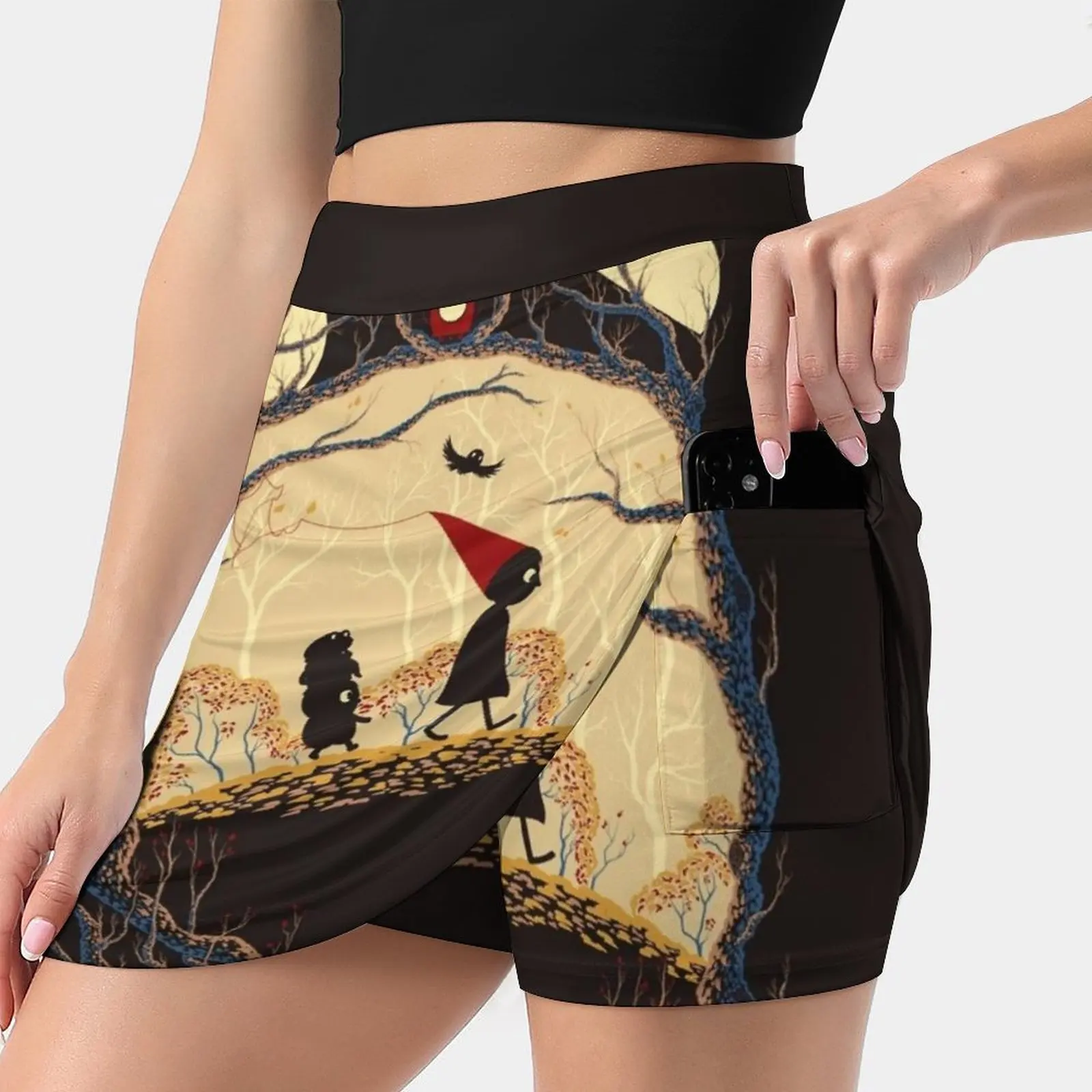 

Journey Korean Fashion Skirt Summer Skirts For Women Light Proof Trouser Skirt Monster Moon Lantern Bird Cartoon Otgw Forest