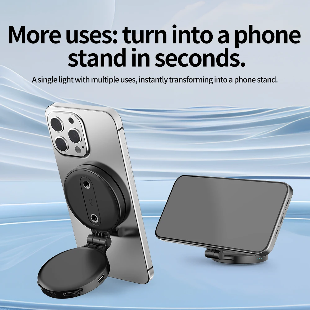 Magsafe Magnetic Mini LED Selfie Fill Light Potable Phone Selfie Lamp for Video Vlog Selfie