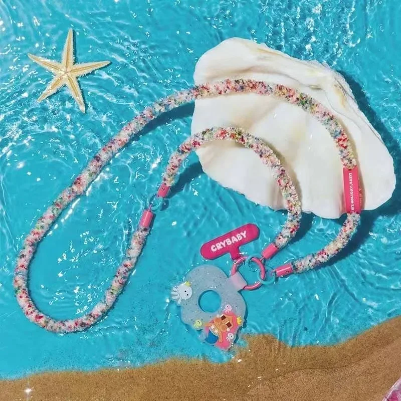 

POPMART Original Genuine Product Crybaby Vacation Mode on Series Long Lanyard Blind Box Cute and Exquisite Birthday Gift