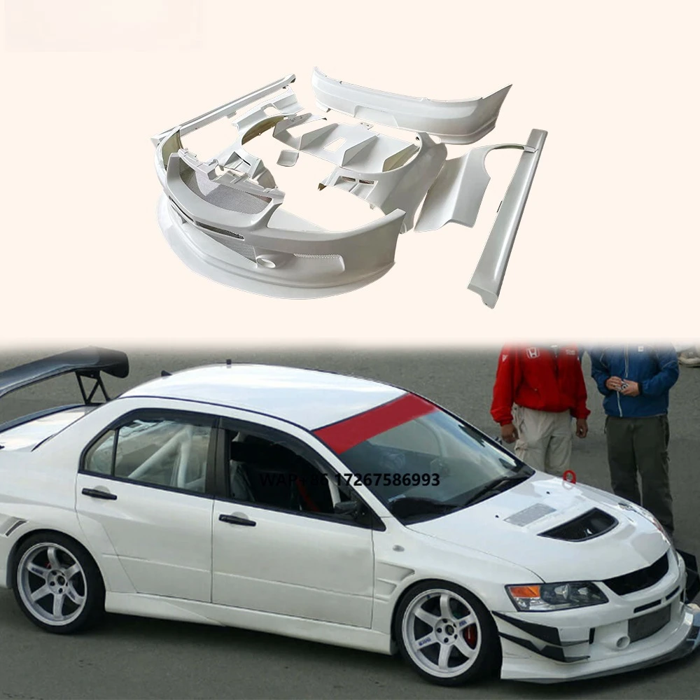 

For Evolution EVO 8 03-05 FRP AP Body Kits Bumper Fender Spoiler 9pcs