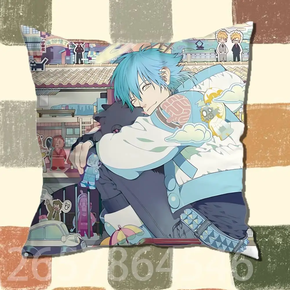 Aoba Seragaki D-DRAMAtical Polyester Printed Pillow Cover Square 30 35 40 45 50 55 cm Soft for Sofa Bed Car Home Decor