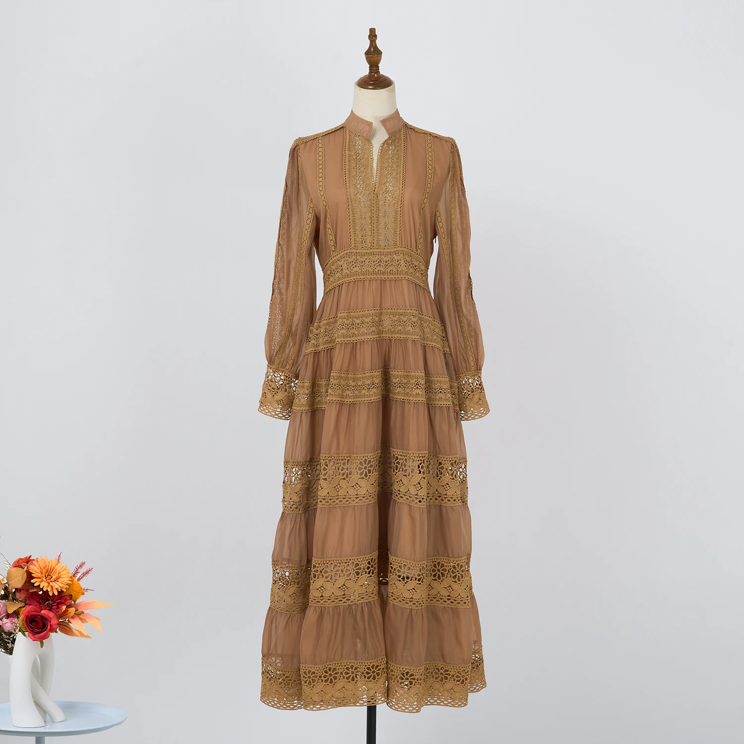 conception-australienne-sens-col-montant-dentelle-bouton-creux-travail-lourd-polyvalent-longue-dr-celebrite-sle-gateau-jupe-femmes