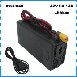 36V Li ion Fast Charger 42V 5A DC XT60 10S 36 V 20AH 30AH Lithium Smart Battery Chargers