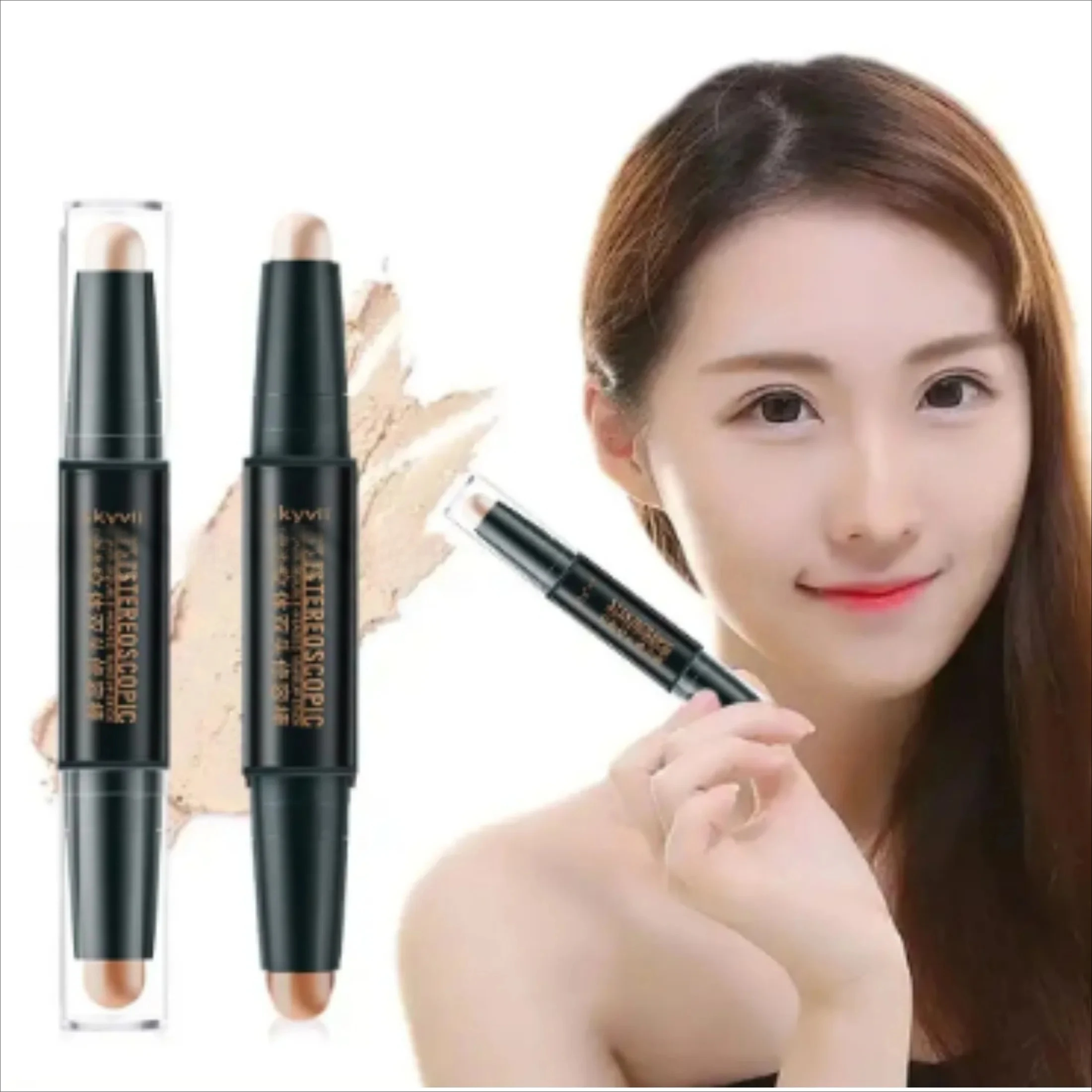 Make-up Basis Foundation Crème voor Gezicht Concealer Contouren voor Gezicht Bronzer Schoonheid Damescosmetica