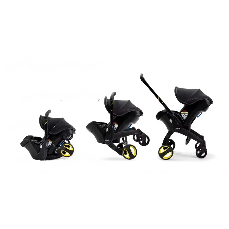 In Seconds - US Version, Nitro Black Infant & Latch Base - Rear Facing, Car Seat To Stroller