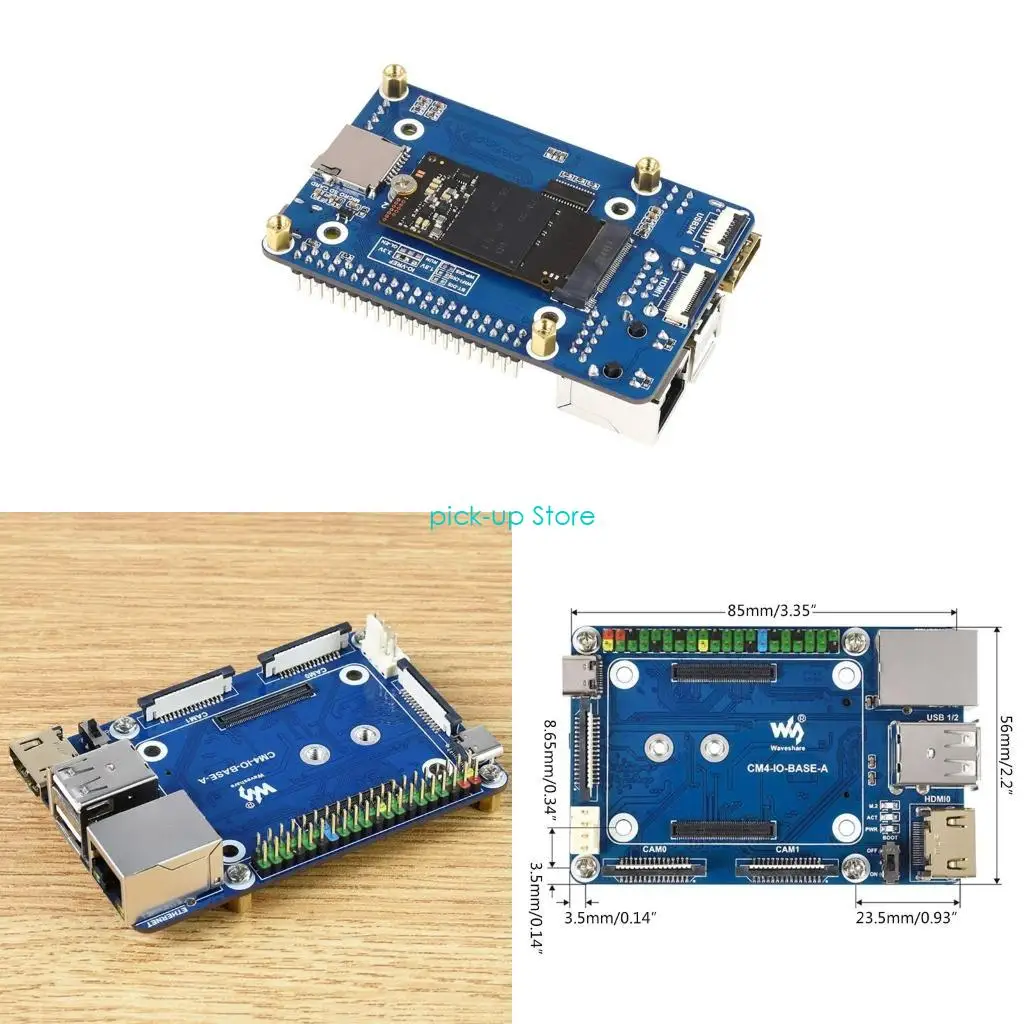 

Q5WA for 40 PIN GPIO Header Onboard Multiple Connectors for CM4 Module