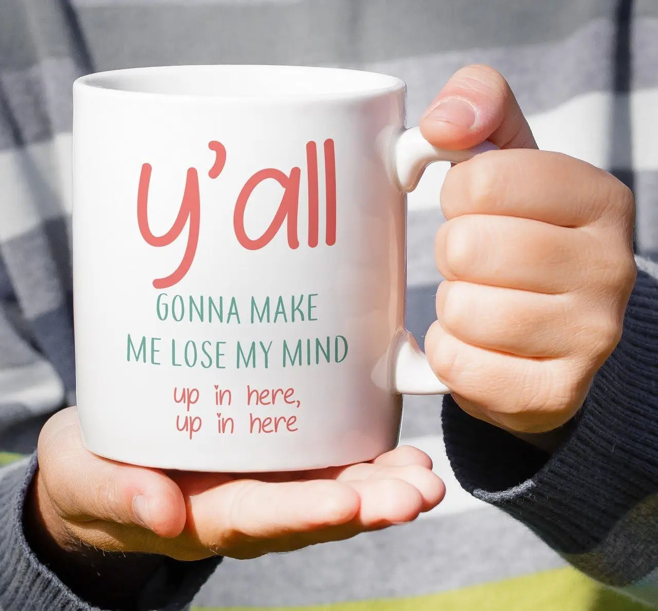 Funny mugs-all of you will make me lose my mind Ceramic coffee mugs-funny, ironic, inspiring birthday gift for friends 320ML