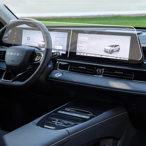 Imagen 2 del producto Protector de vidrio templado para OMODA E5 2024 2025, navegación para coche, instrumento de tablero de infotación de 12,3 pulgadas, accesorios OMODA E5