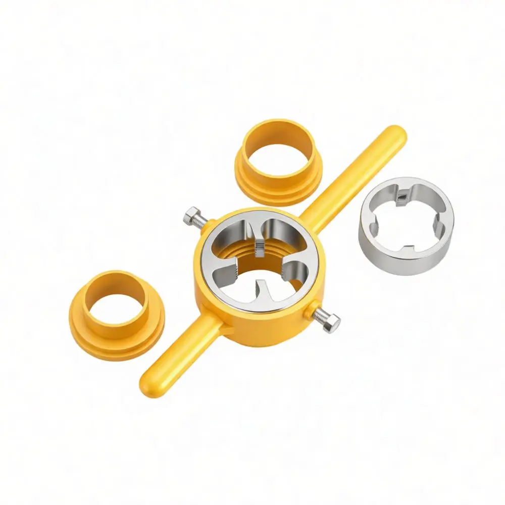 Plastic Water Pipe Threading Die Toolset Threading Kit For PVC Conduit Home Improvement Plumbing Installation Hardware Utility