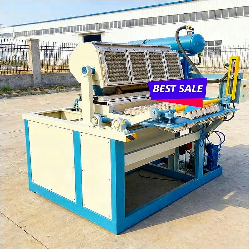 Paper Egg Tray Production System Pulp Molding Machine Egg Carton Making Equipment Waste Paper Recycling Industrial Use Custom