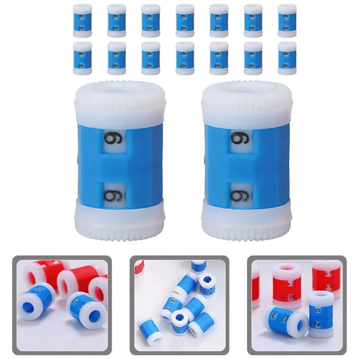 تتجه الآن 20 قطعة الخياطة عداد الحياكة عداد الموضوع عداد علامة صف عداد أدوات DIY بها بنفسك الخياطة الحرفية