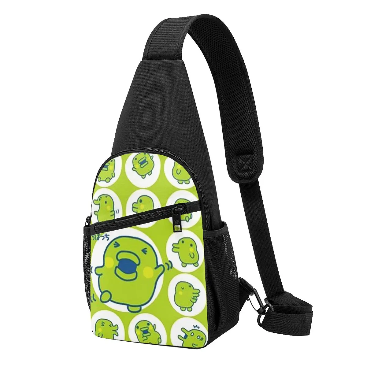 Kuchipatchi Multiple Kuchipatchi Tama Tamagotchi Halloween Chest Bag Men Sling Crossbody Backpack Chest Bag Daypack Shoulder Bag