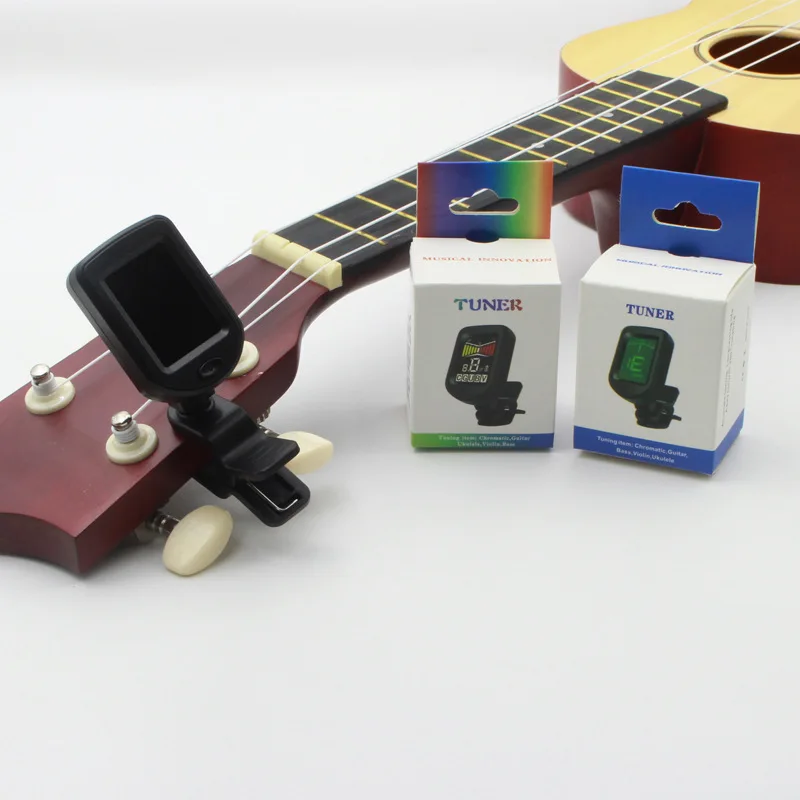 Rechargeable Guitar Tuner, Colorful Screen Tuner, Ukulele and Violin Tuner