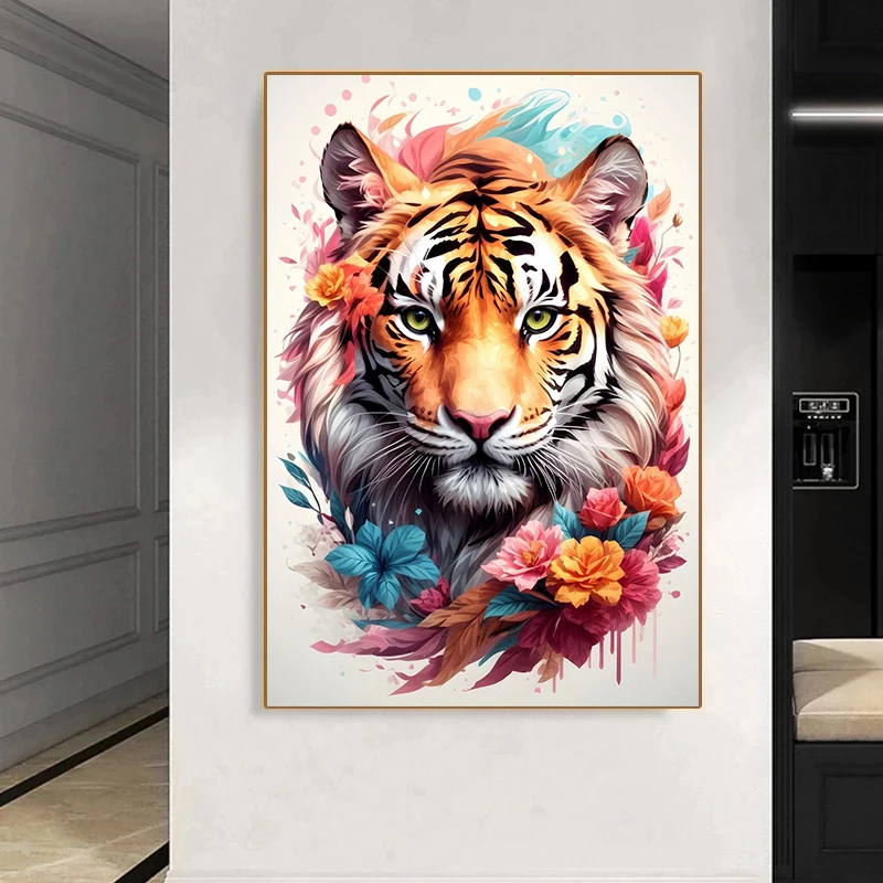 Vintage Animals Botanical Florals Panda Sloth Turtle Posters and Prints Canvas Printing Wall Art Picture for Living Room Decor