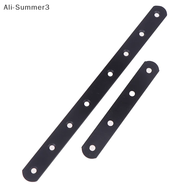 4pcs Stainless Steel Brace Flat Metal Brackets Straight Brackets Mending Repair Plate Fixing Joining For Furniture Corner