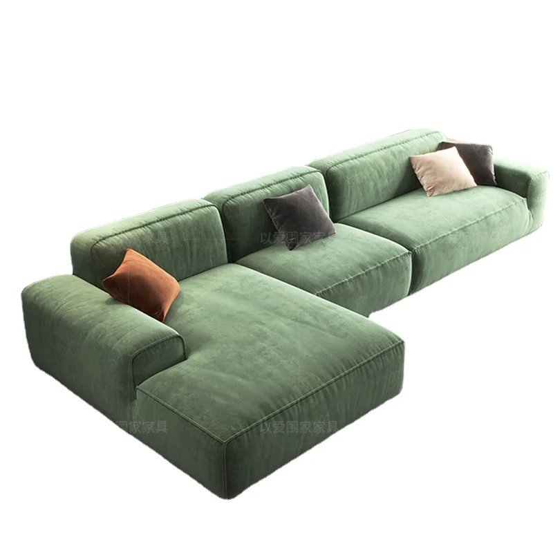 Luxury Armchair Living Room Sofa Modern Sectional Velvet Lounge Living Room Sofa Floor 2 Seater Divano Household Products