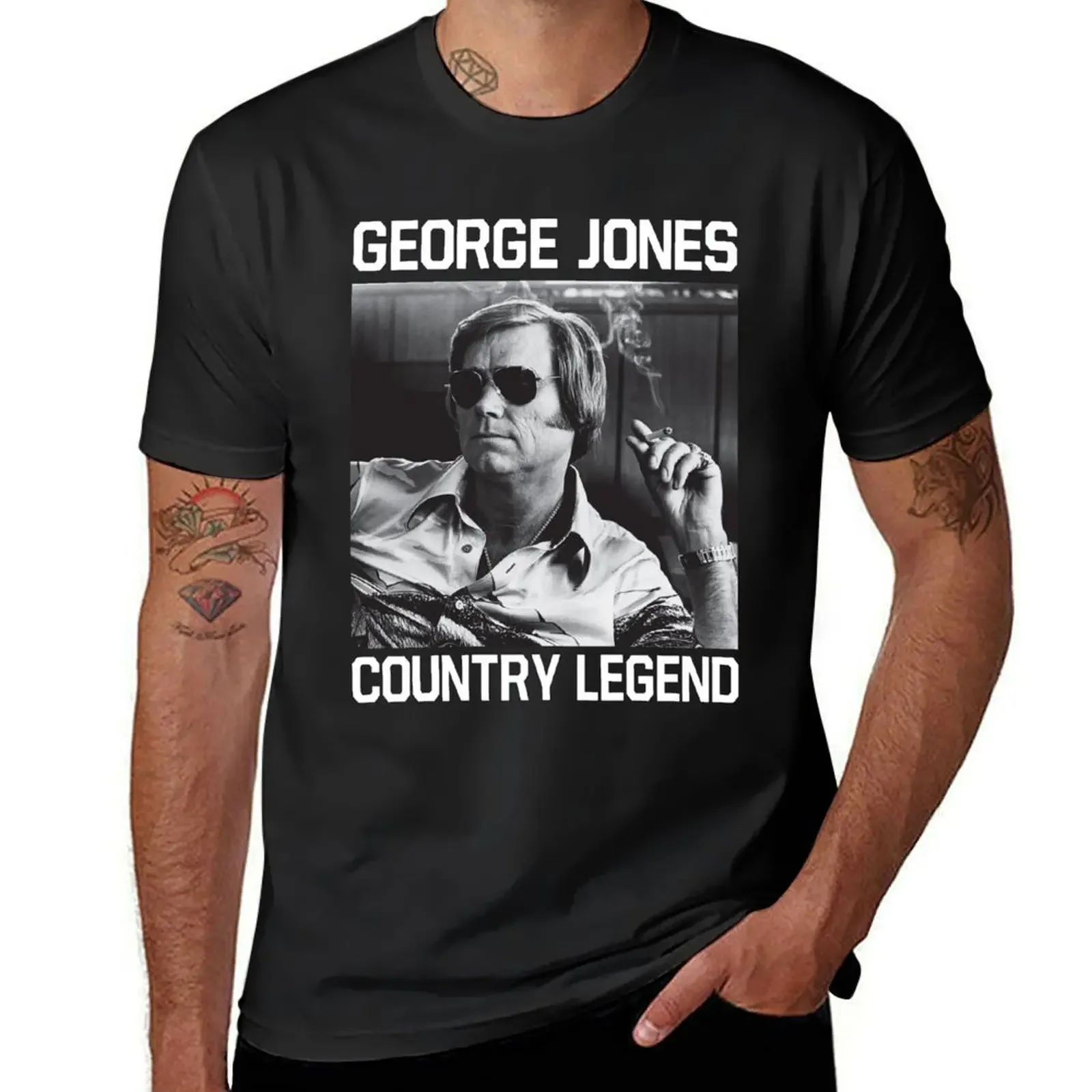 

Country Legend George Jones T Shirt For Mens and Womens Tee T-Shirt customizeds Blouse anime tshirt plain black t shirts men