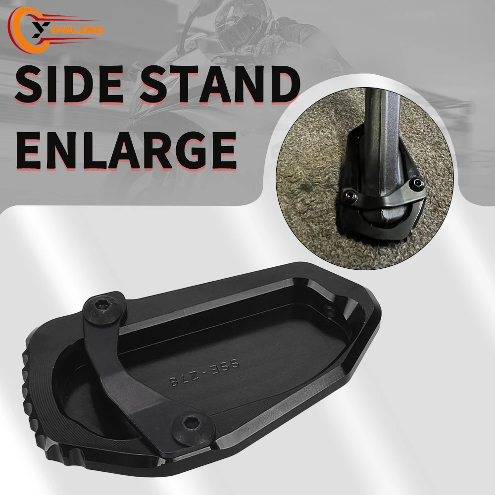 

For BMW R1300GS R 1300 GS Trophy Triple Black 2024 2025 2026 Motorcycle Kickstand Foot Side Stand Extension Pad Support Plate