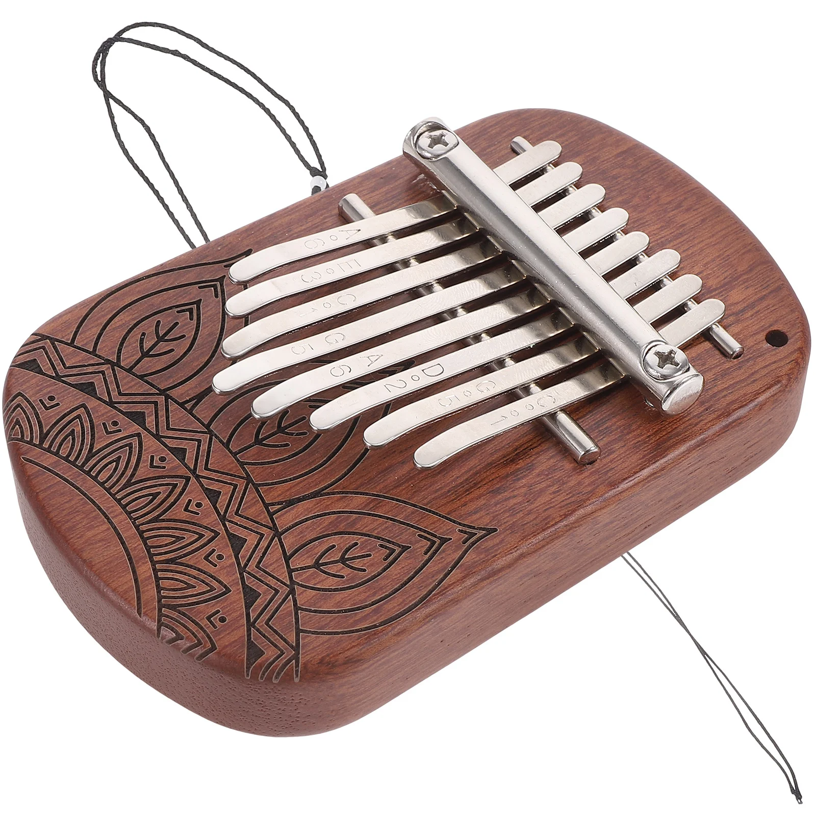 

Portable 8 Keys Mini Kalimba Thumb Piano Finger Piano Small Patterned Kalimba for Beginners Relaxation Outdoor Family Camping