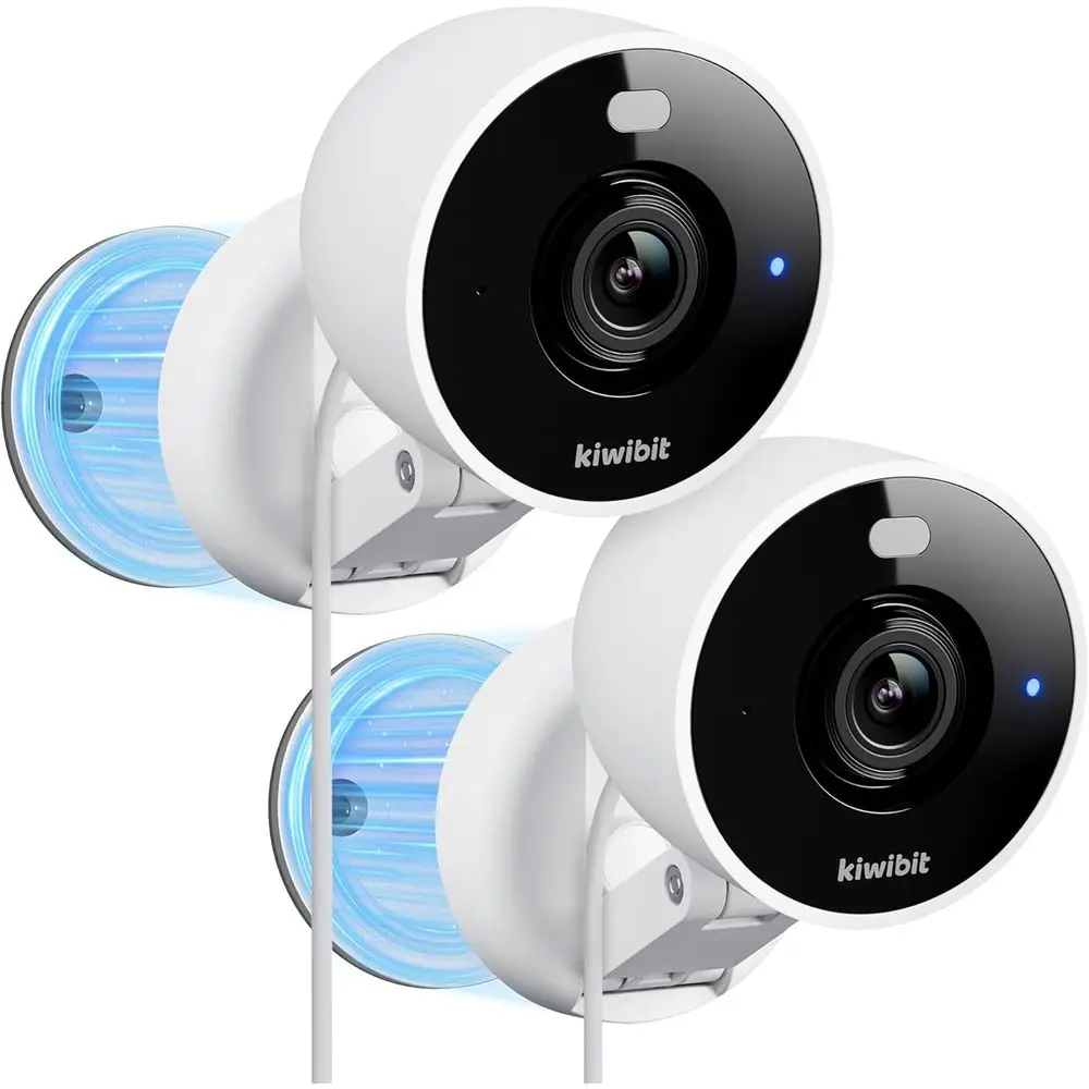 High-Resolution Indoor/Outdoor Security Cam with AI, Night Vision, Pet/Baby Monitoring, and Cloud Storage