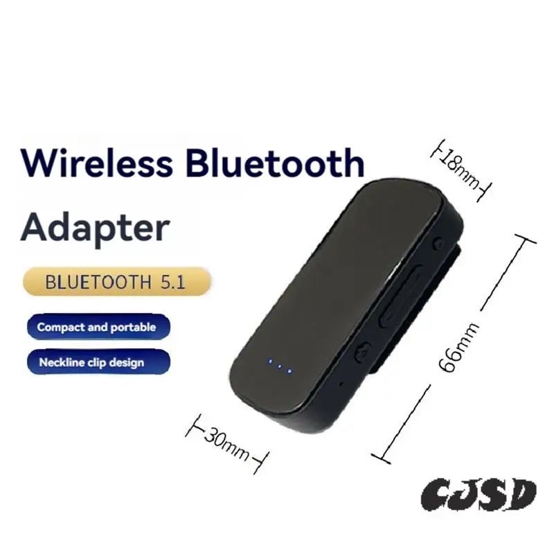 

CJSD-5.1 Bluetooth Receiver Adapter Portable Mini Bluetooth Adapter Lavalier Bluetooth Receiver For Car Home Stereo System