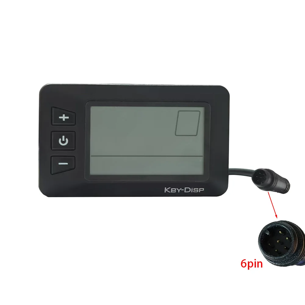 

KD21C 6PIN EBike LCD Display EScooter Conversion Kit 48V Electric Bike Component Part Key Disp Instrument Bicycle Accessories